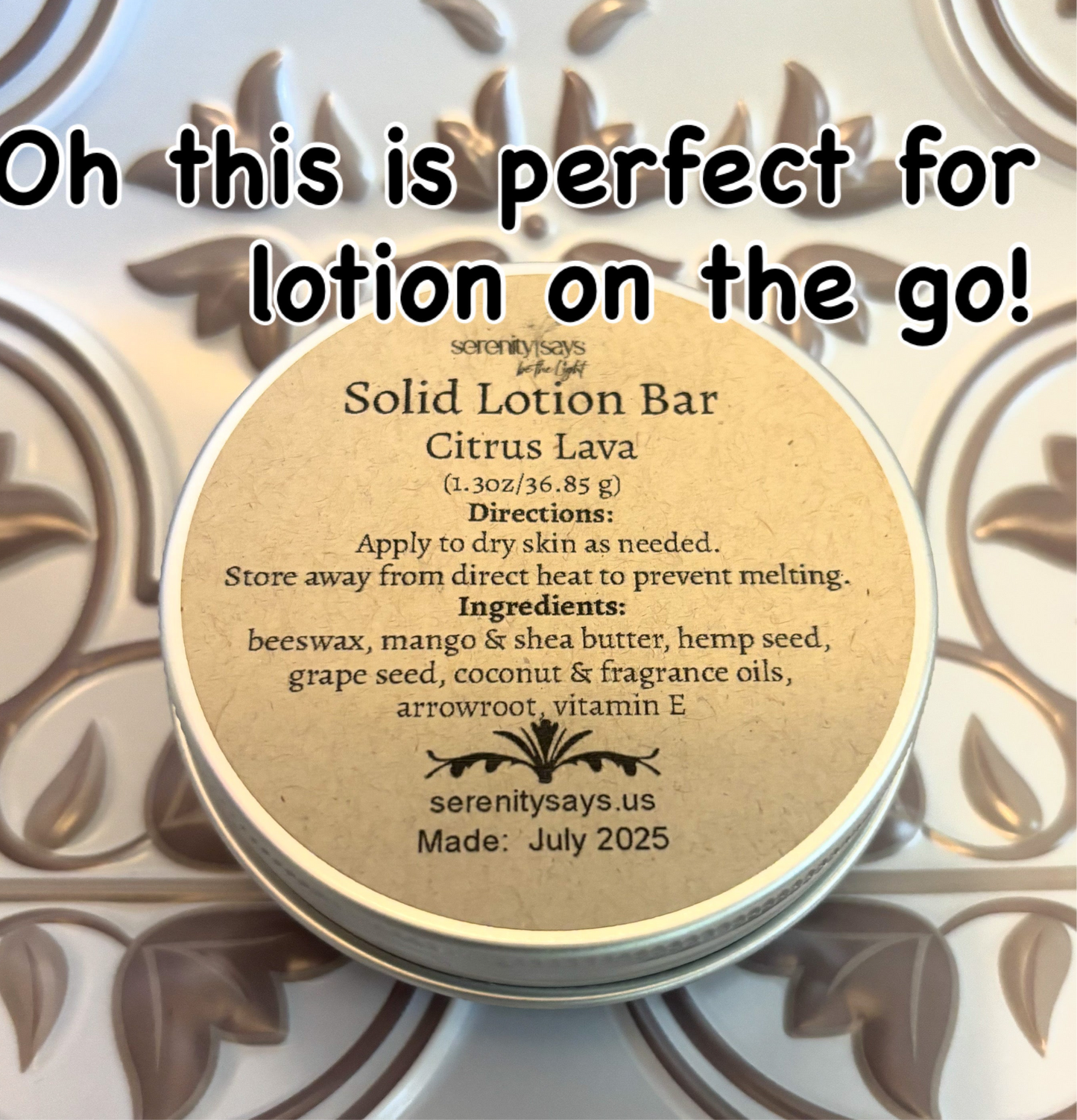 Lotion Bar - Citrus Lava