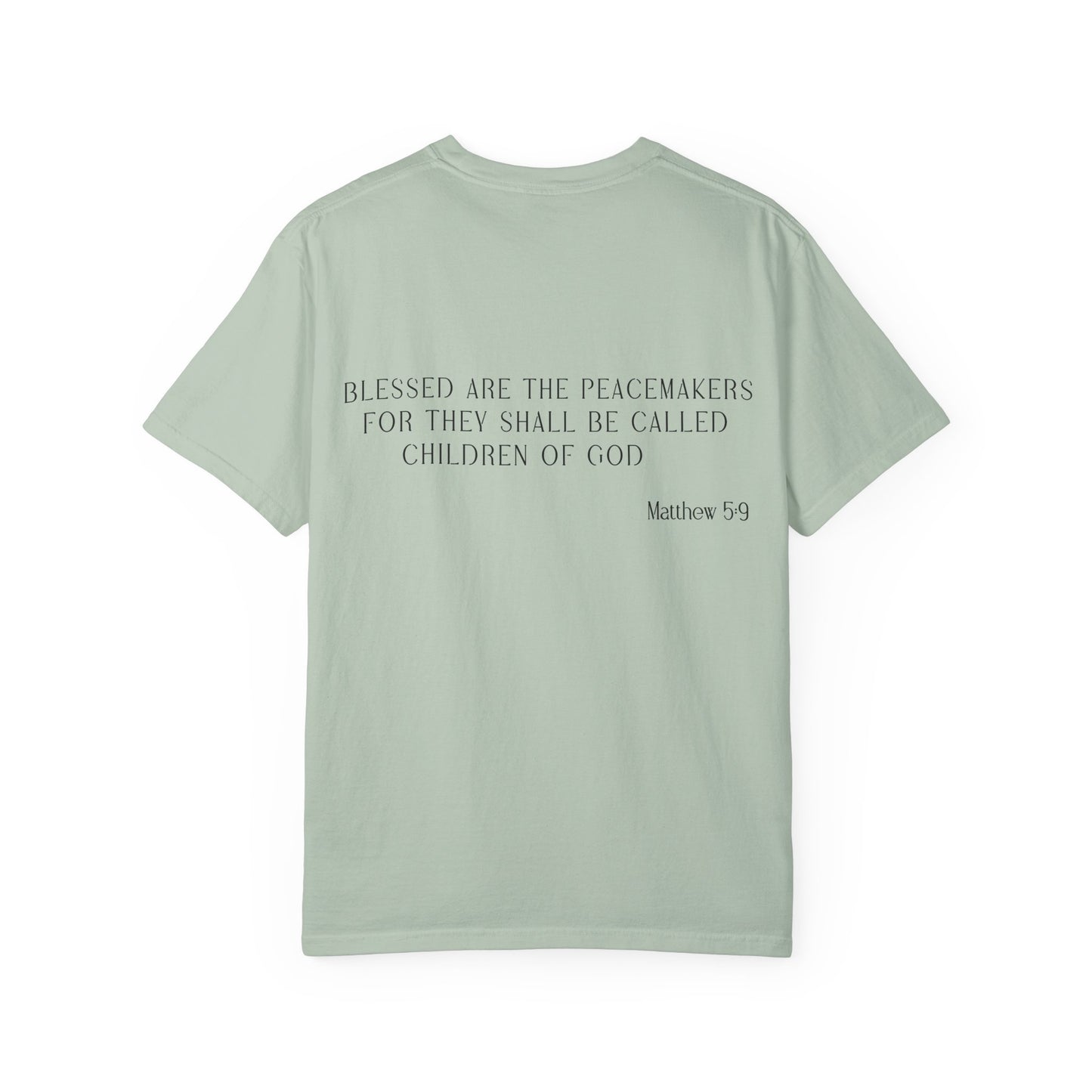 Unisex Inspirational T-Shirt, Blessed Are the Peacemakers Tee, Faith-Based Apparel, Christian Gift, Casual Christian Wear