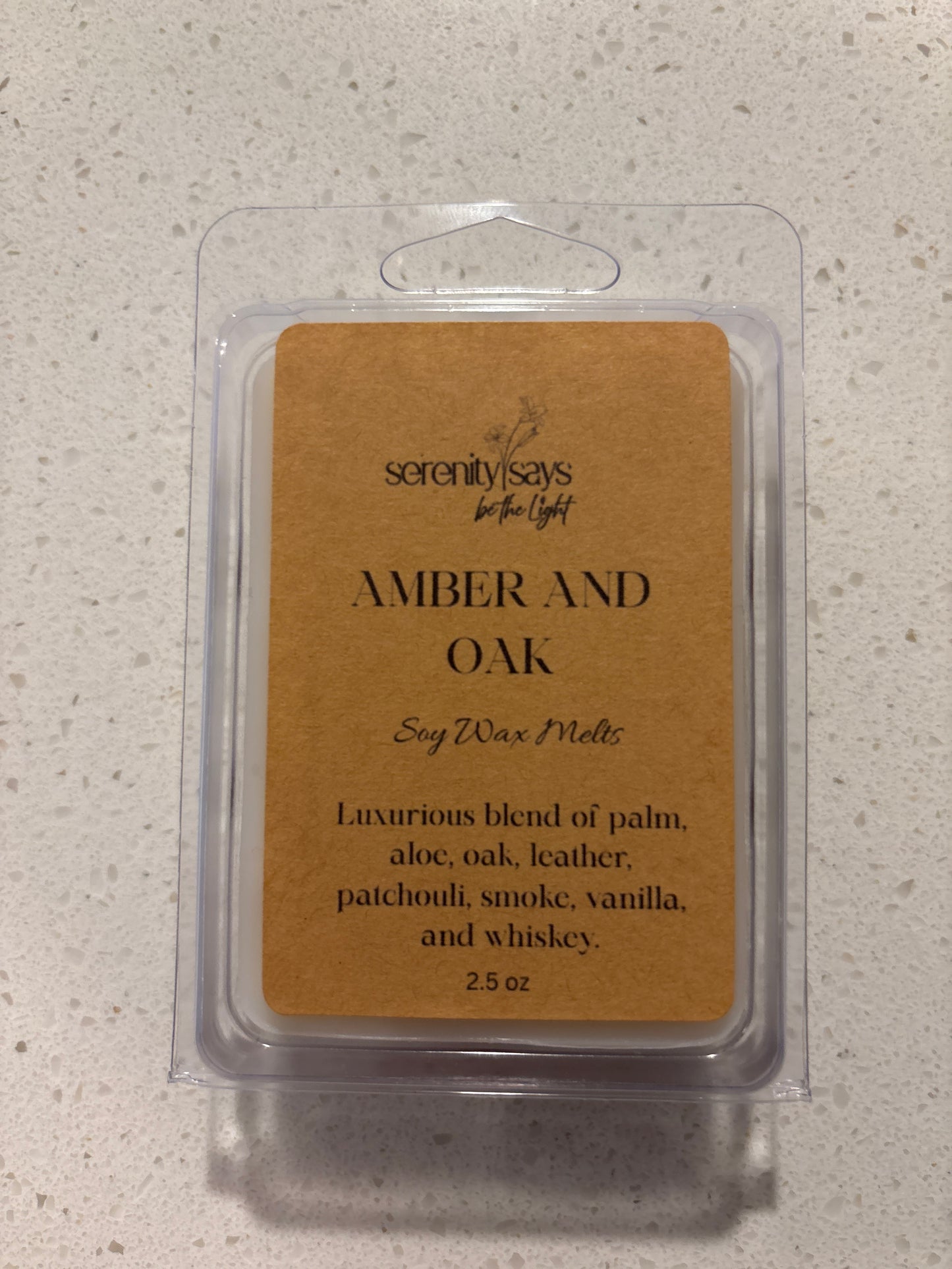 Wax Melts - Amber & Oak 2.5 oz