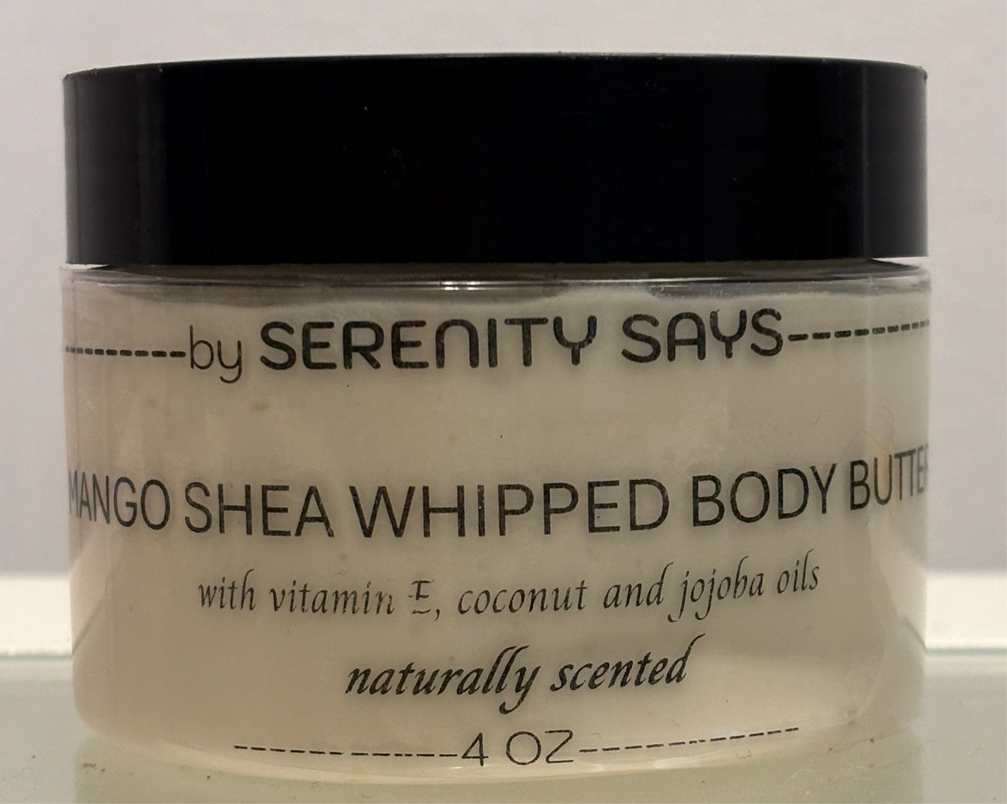 Mango Shea Butter Body Cream, Whipped 4 oz.