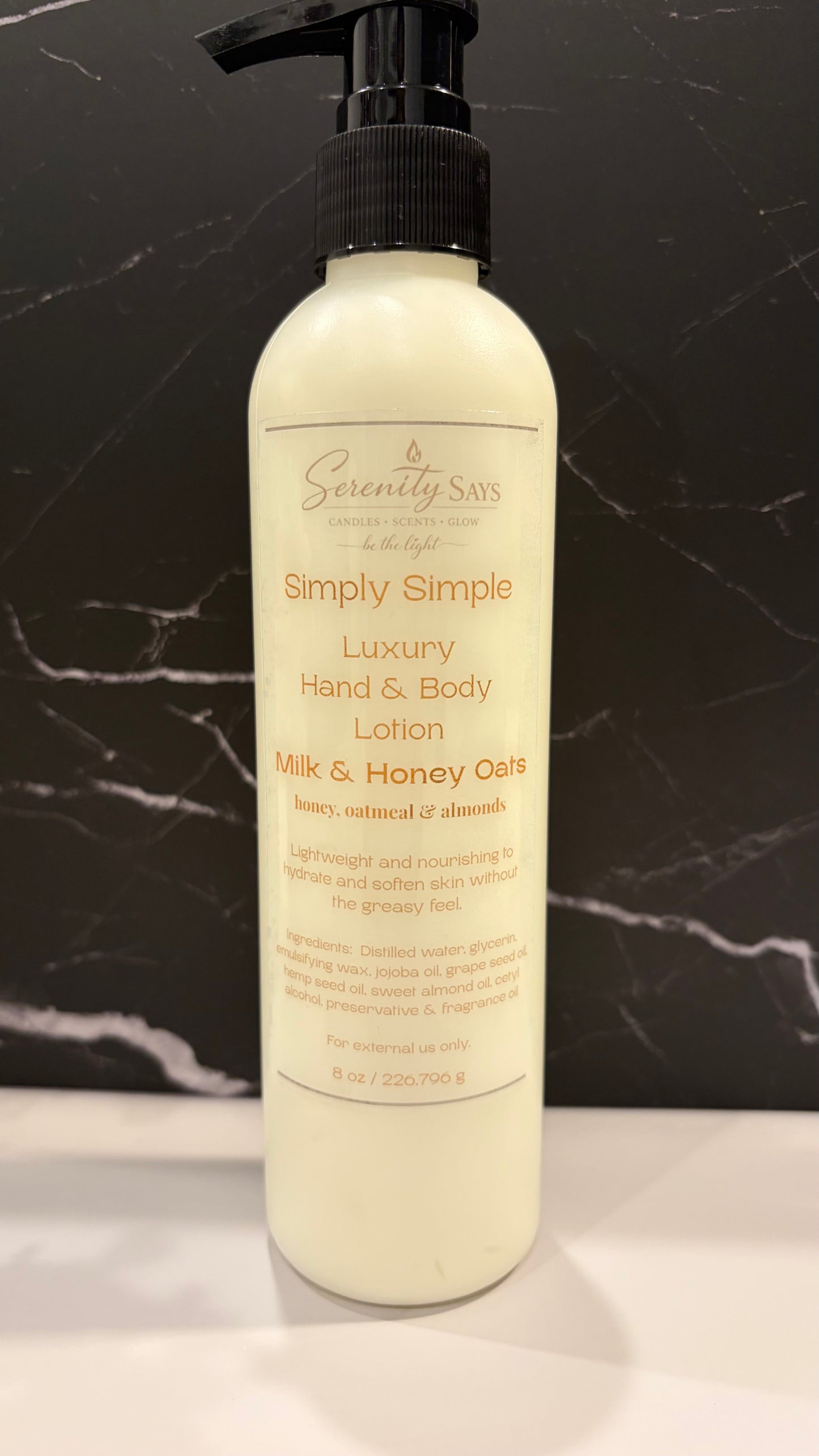 Simply Simple Body Lotion - Milk and Honey 8oz