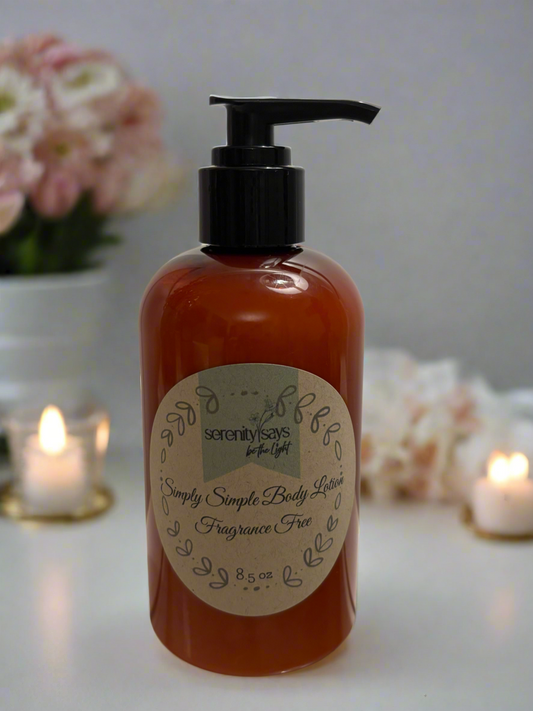 Simply Simple Body Lotion -Fragrance Free 8.5 OZ
