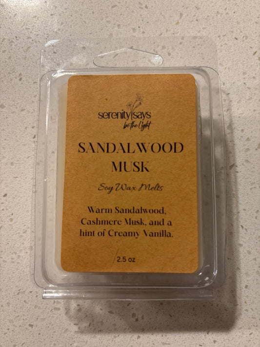 Wax Melts -  Sandalwood Musk 2.5 oz