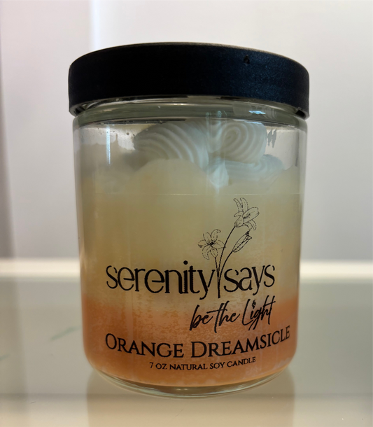 Candle Jar - Orange Dreamsicle