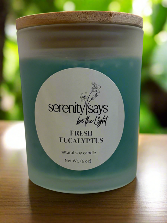 Candle Jar 6 oz - Fresh Eucalyptus