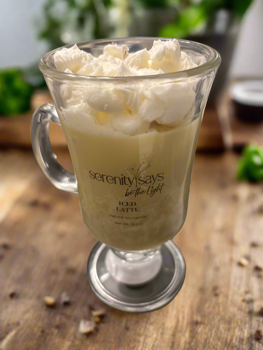 Candle Jar 6oz  - Iced Latte