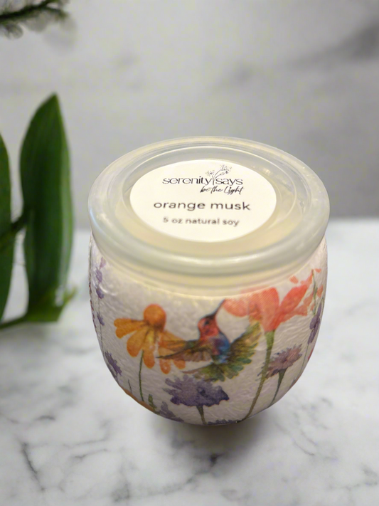 Candle Jar 5oz - Orange Musk