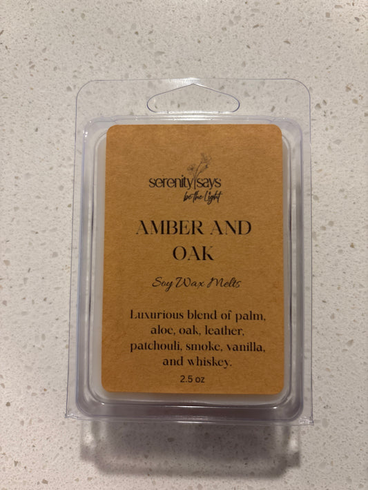 Wax Melts - Amber & Oak 2.5 oz