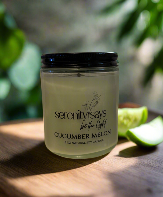 Candle Jar - Cucumber Melon 8oz