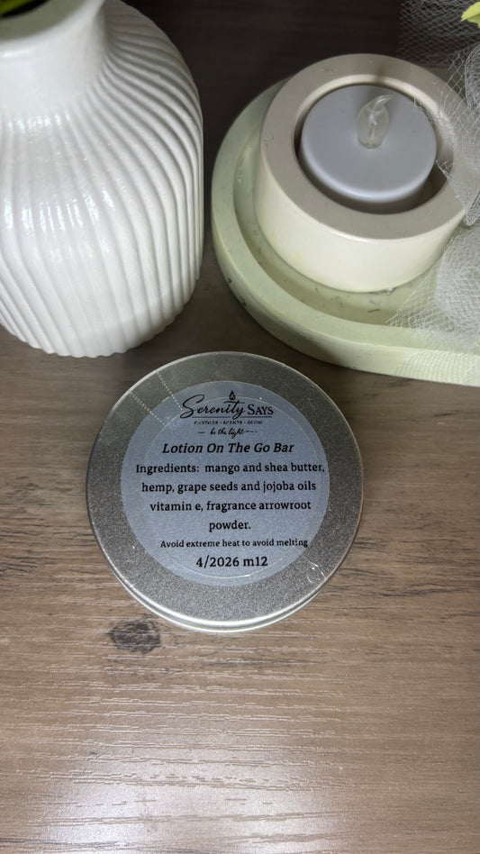 Lotion Bar - honey and oats