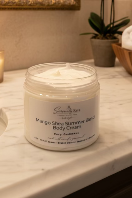 Mango and Shea Luxury Body Butter - Cozy Cashmere
