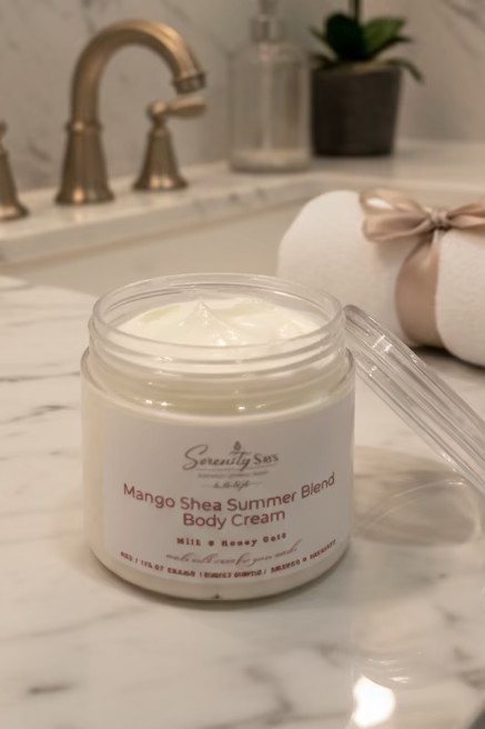 Mango and Shea Luxury Summer Blend Body Cream - Milk and Honey