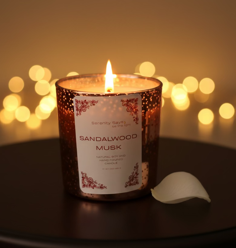 Candle Jar - Sandalwood Musk 10 oz