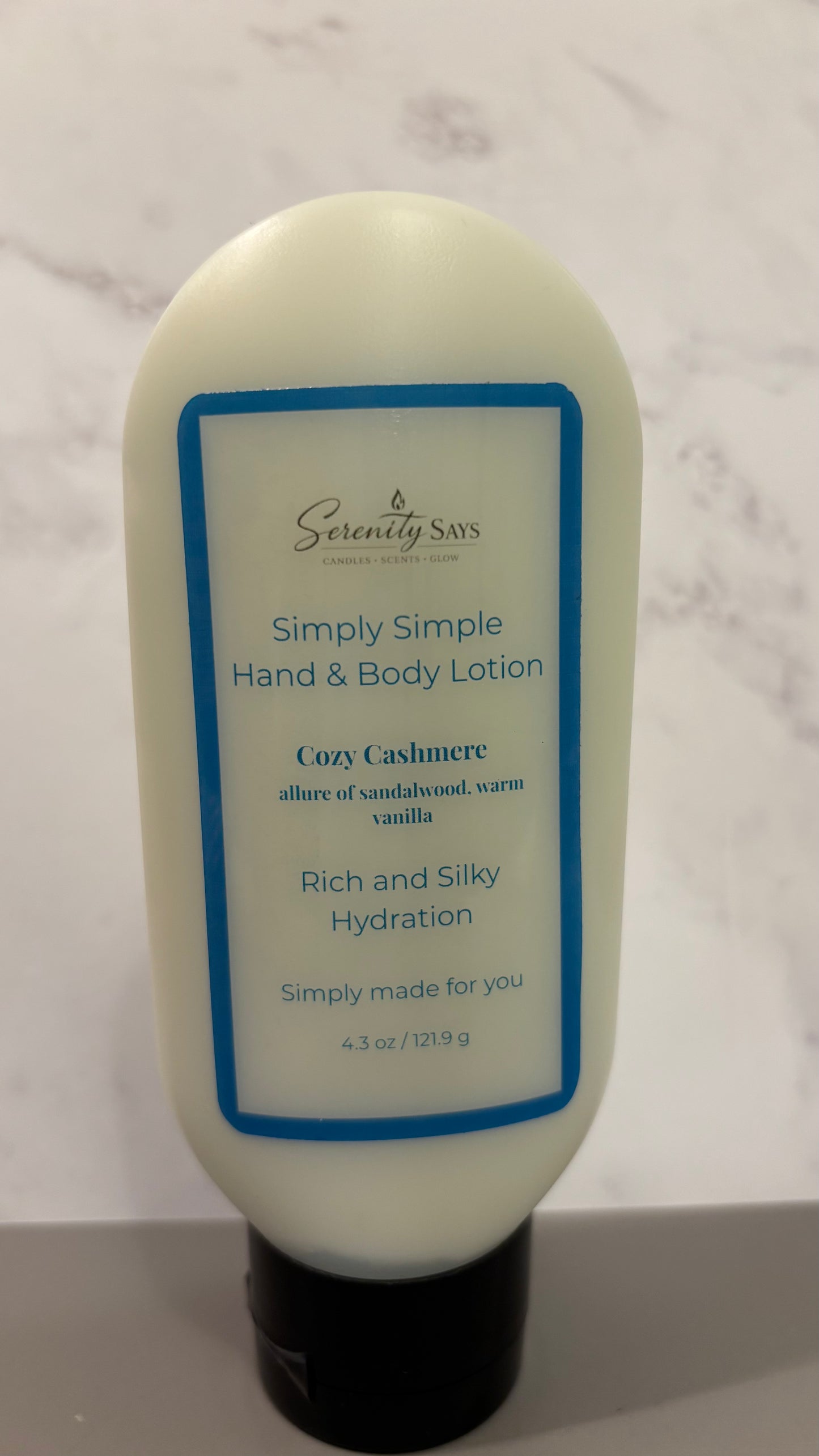 Simply Simple Hand and Body Lotion 4.1 oz-Cozy Cashmere