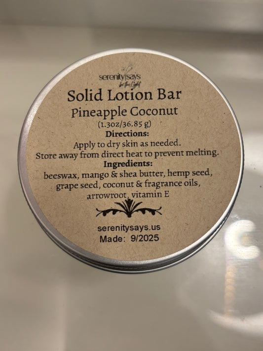 Lotion Bar - Pineapple Coconut
