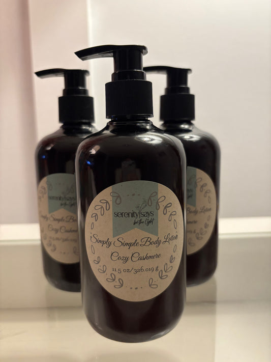 Simply Simple Body Lotion - Cozy Cashmere 11.5 oz