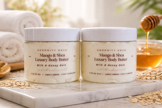 Mango and Shea Luxury Body Butter - Milk and Hone